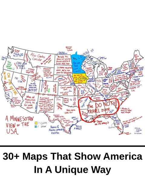 30+ Maps That Offer A New Perspective on America